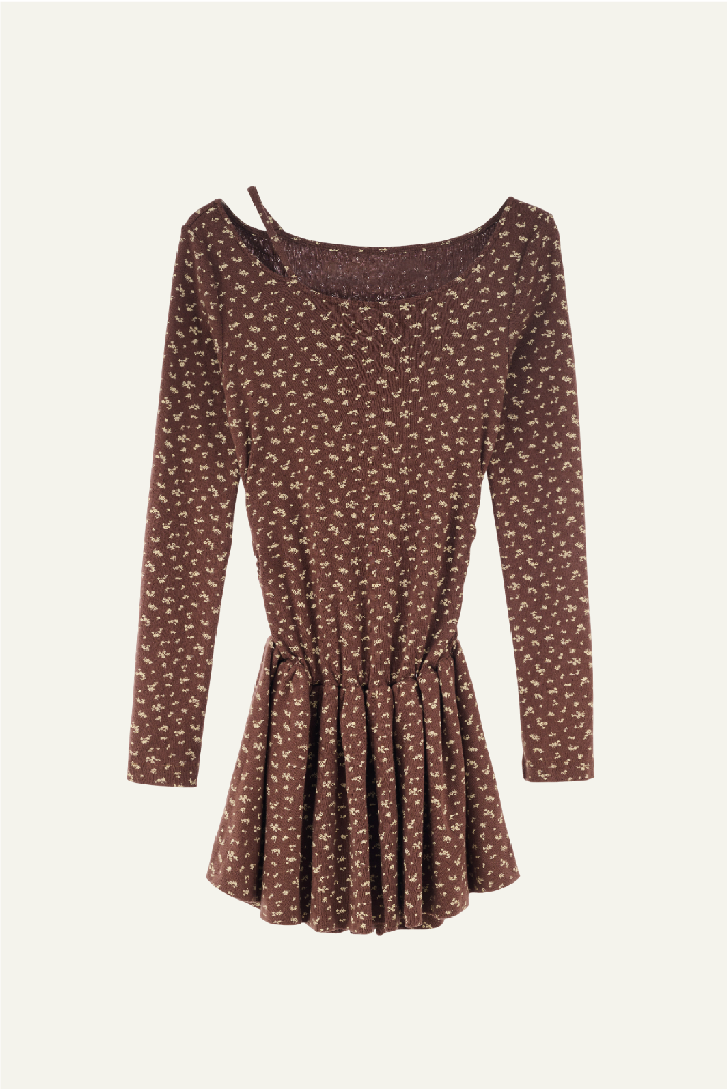 DEERTRIP | Asymmetric Bloom | Fit & Flare Dress