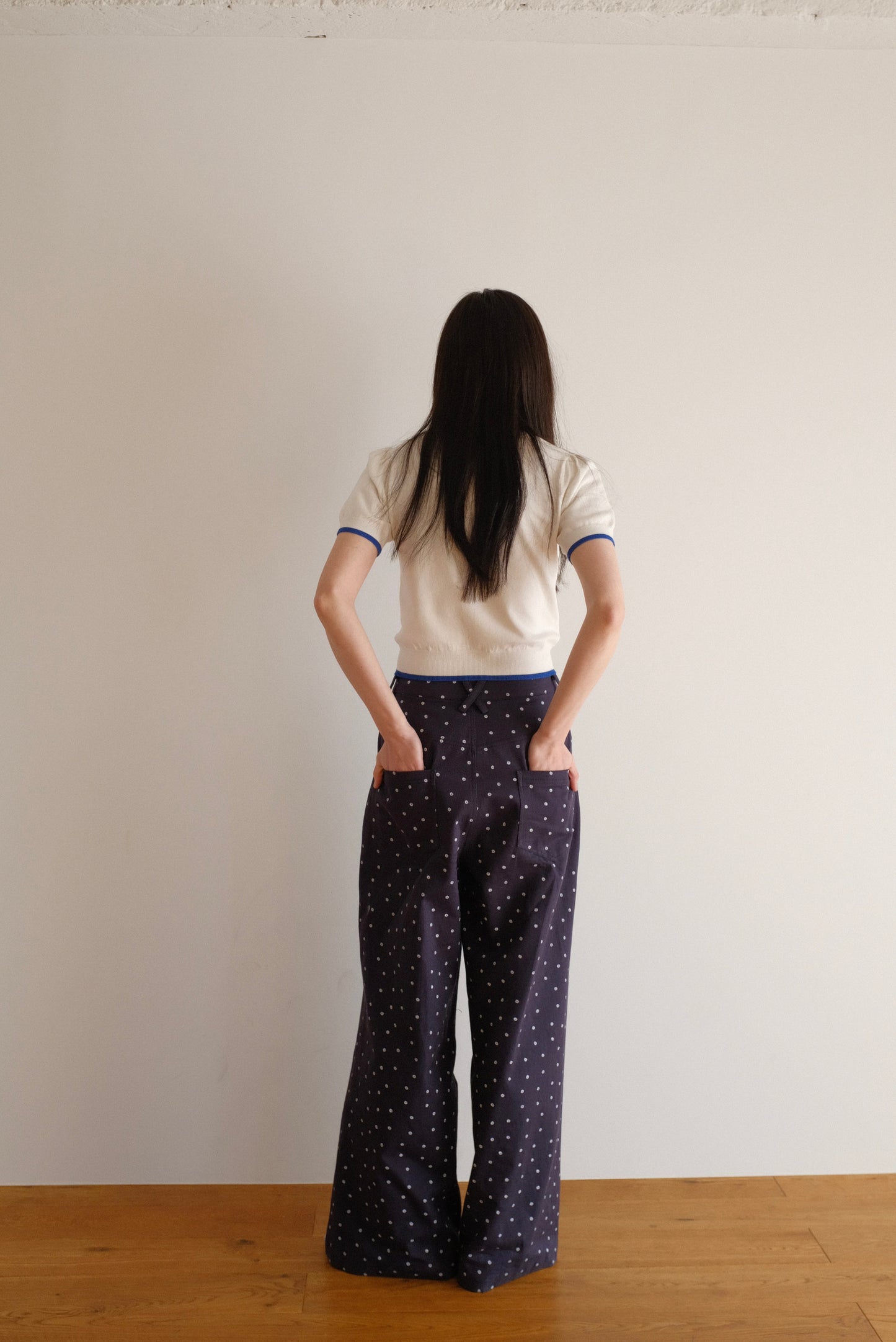 DEERTRIP | Polka Retro | Wide Leg Pants