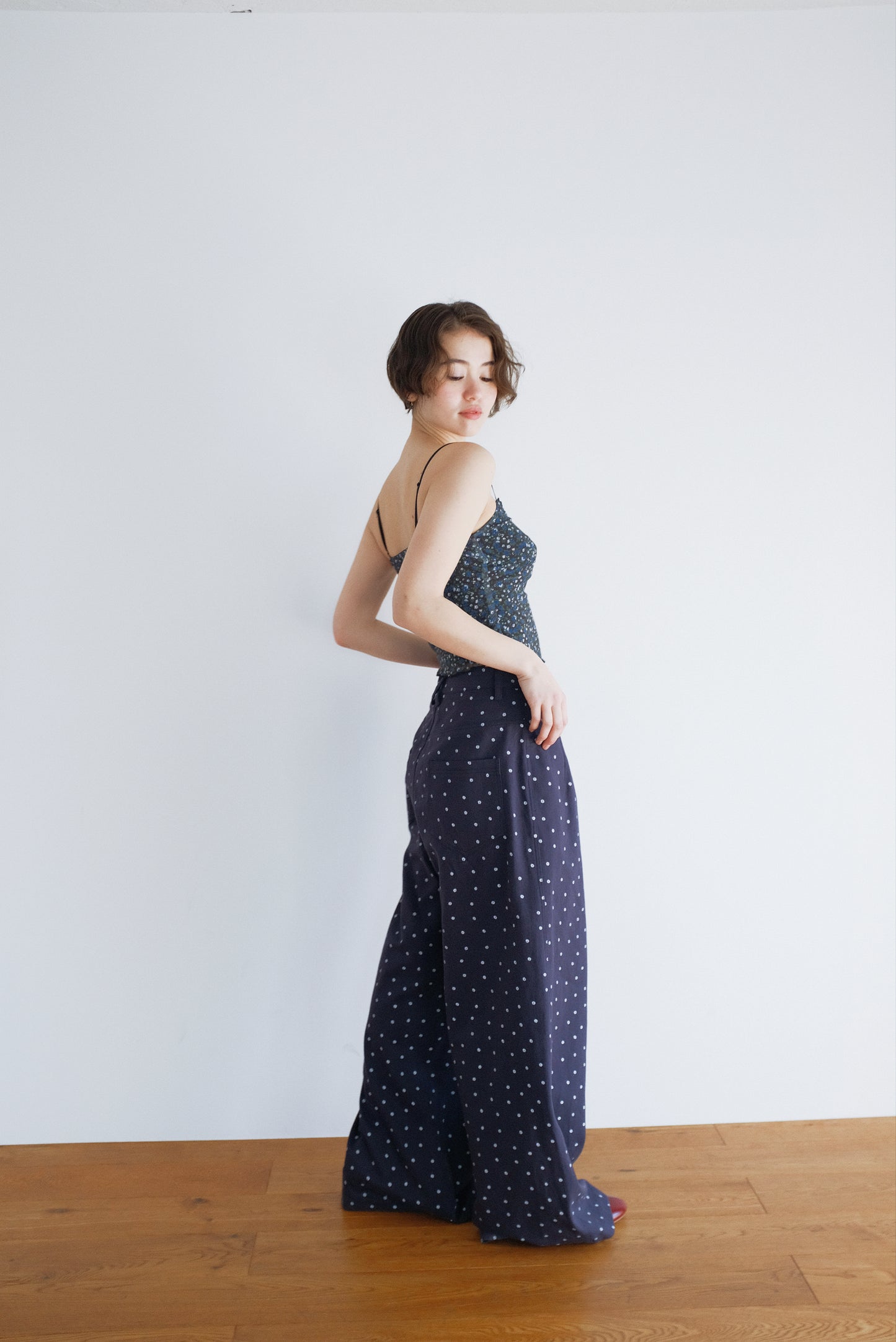 DEERTRIP | Polka Retro | Wide Leg Pants