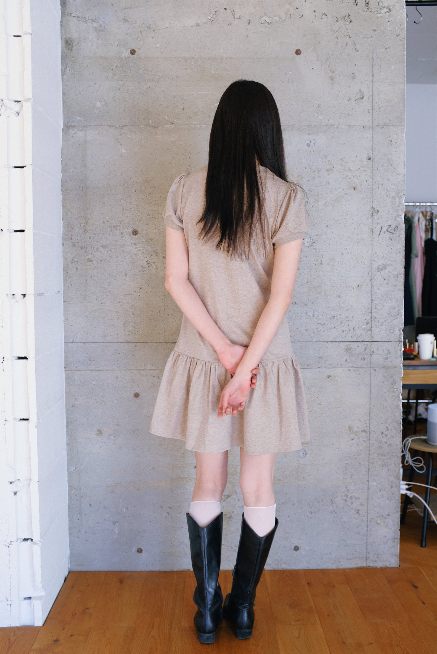 DEERTRIP | Embroidered Bloom | Stretch Fit Dress