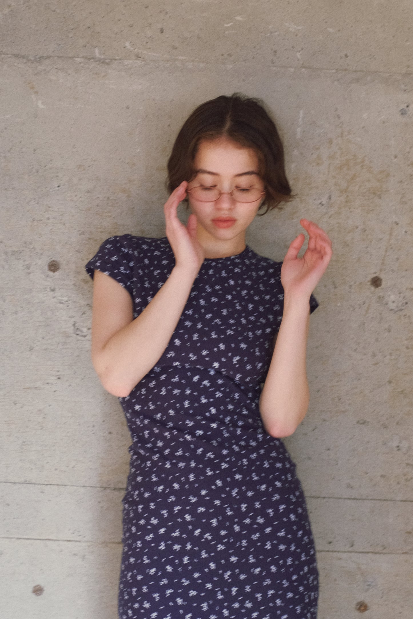 DEERTRIP | Vintage Floral | Round Neck Maxi Dress