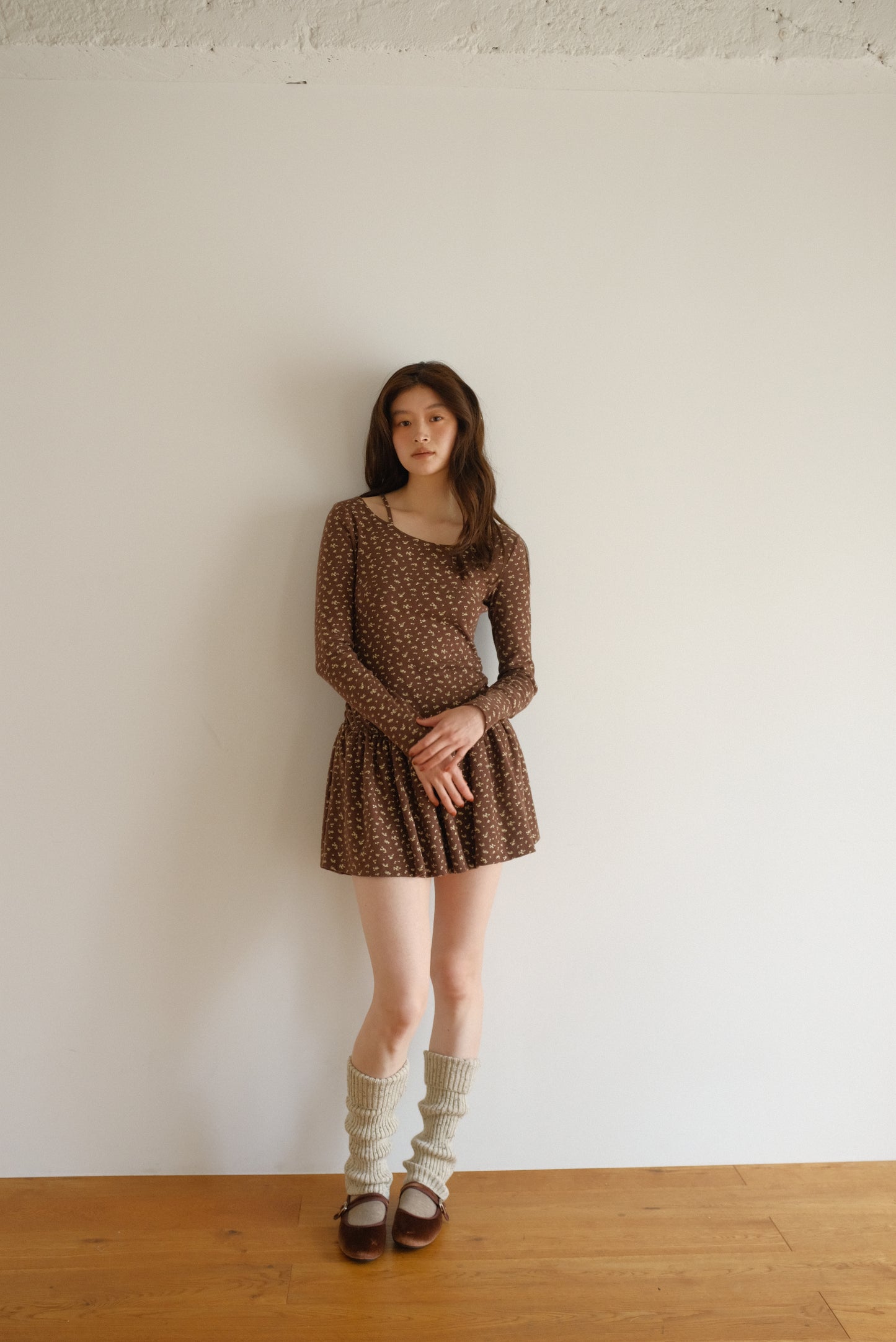 DEERTRIP | Asymmetric Bloom | Fit & Flare Dress