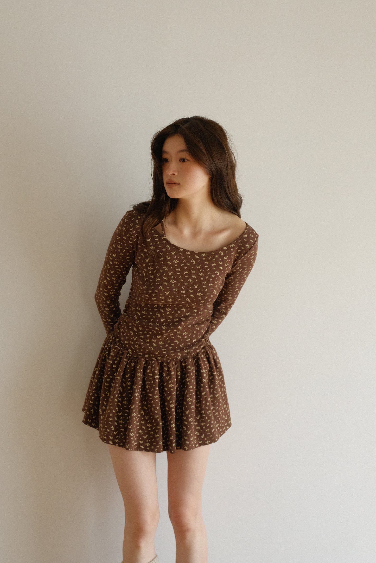 DEERTRIP | Asymmetric Bloom | Fit & Flare Dress
