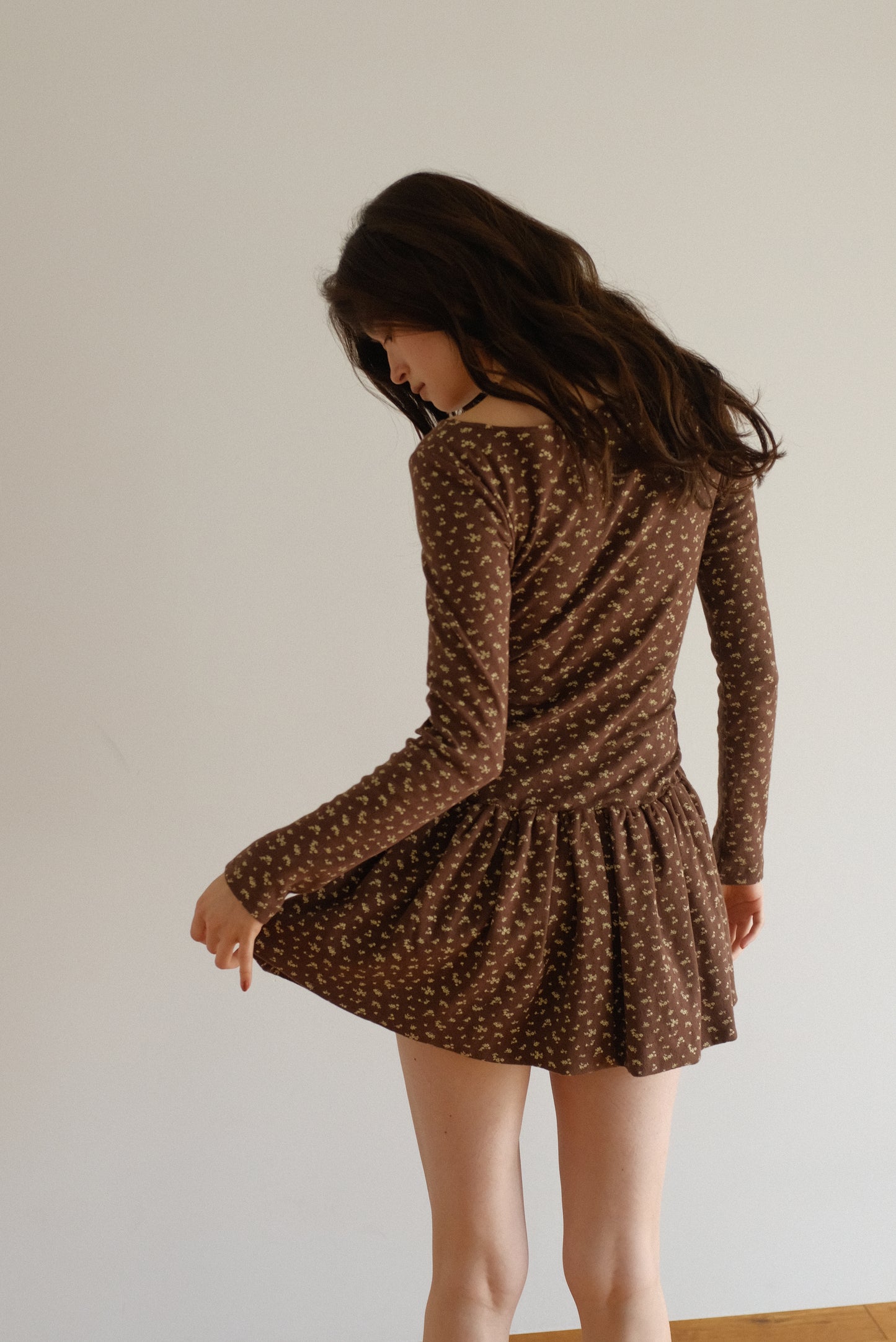DEERTRIP | Asymmetric Bloom | Fit & Flare Dress