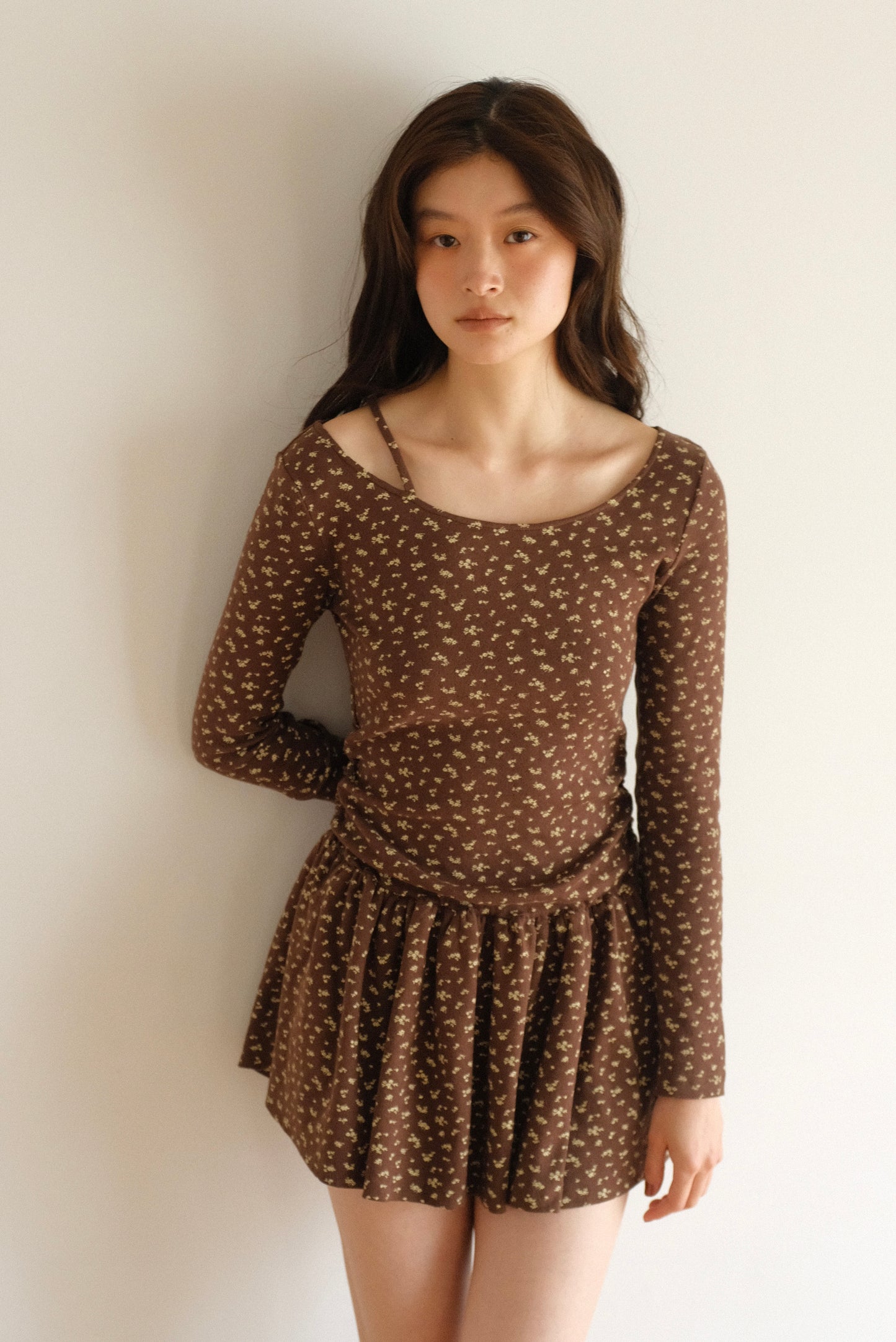 DEERTRIP | Asymmetric Bloom | Fit & Flare Dress