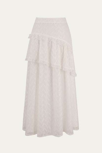 DEERTRIP | Ballet Reverie | Vintage Lace A-line Skirt