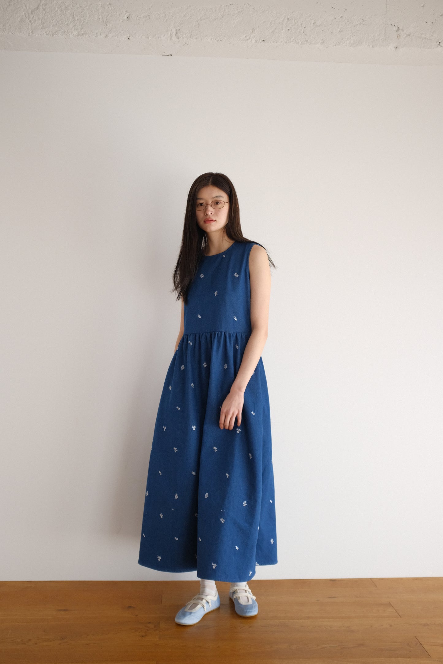 DEERTRIP | Tokyo Vintage | Sleeveless Denim Shift Dress