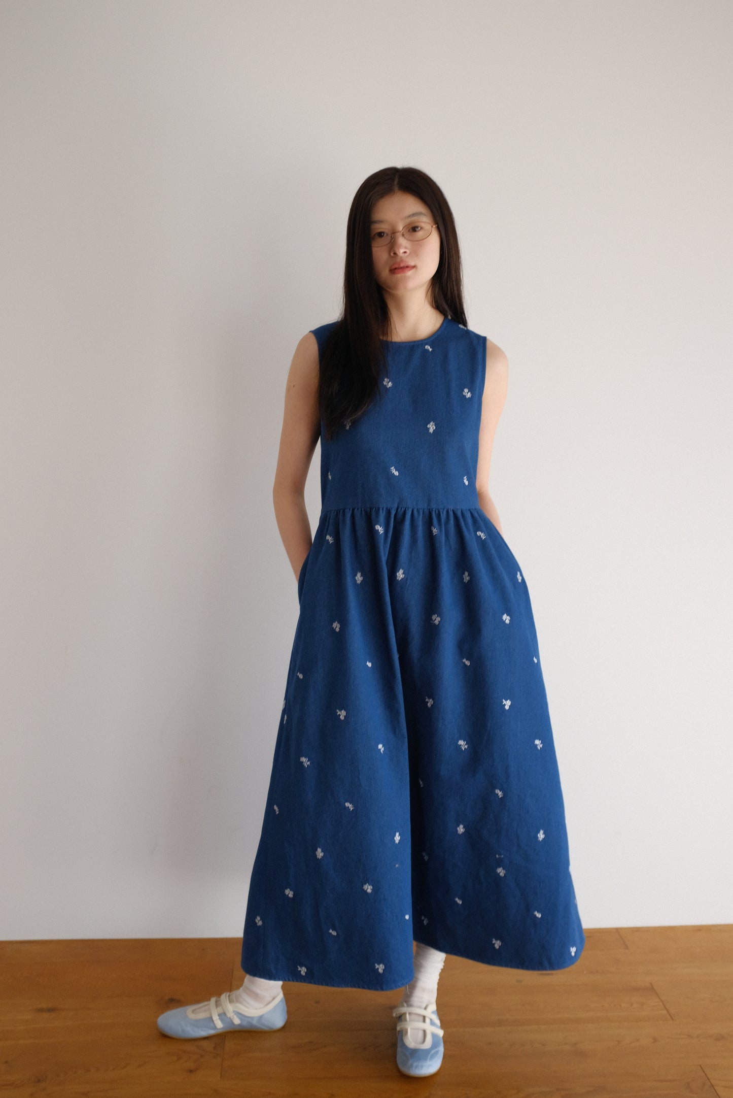 DEERTRIP | Tokyo Vintage | Sleeveless Denim Shift Dress