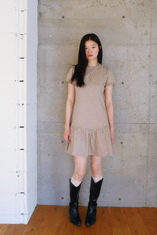 DEERTRIP | Embroidered Bloom | Stretch Fit Dress