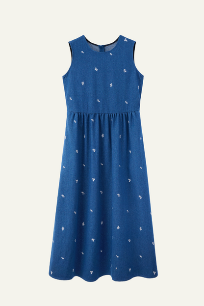DEERTRIP | Tokyo Vintage | Sleeveless Denim Shift Dress